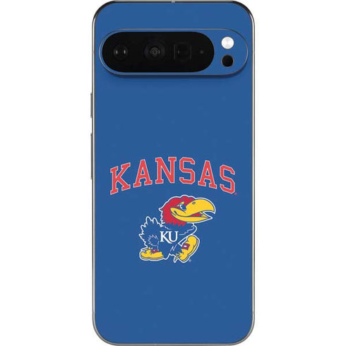 University of Kansas Collegiate Text Pixel 9 Pro XL Skin